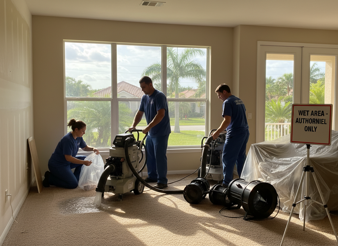 Water Damage Restoration by Lake Worth AquaShield in Lake Worth, FL